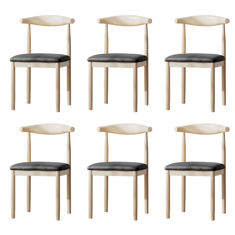 Contemporary Metal Chair Open Back Dining Side Chair for Dinning Room