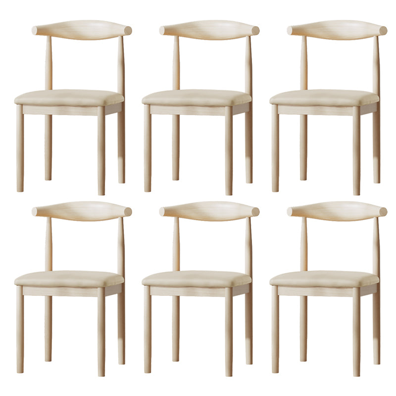 Contemporary Metal Chair Open Back Dining Side Chair for Dinning Room