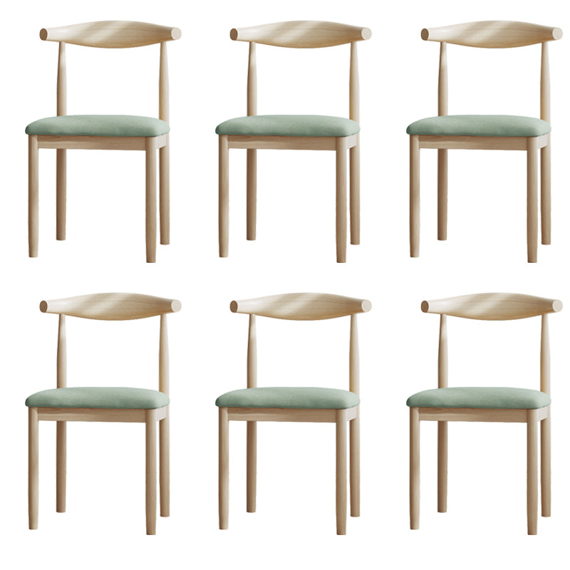 Contemporary Metal Chair Open Back Dining Side Chair for Dinning Room