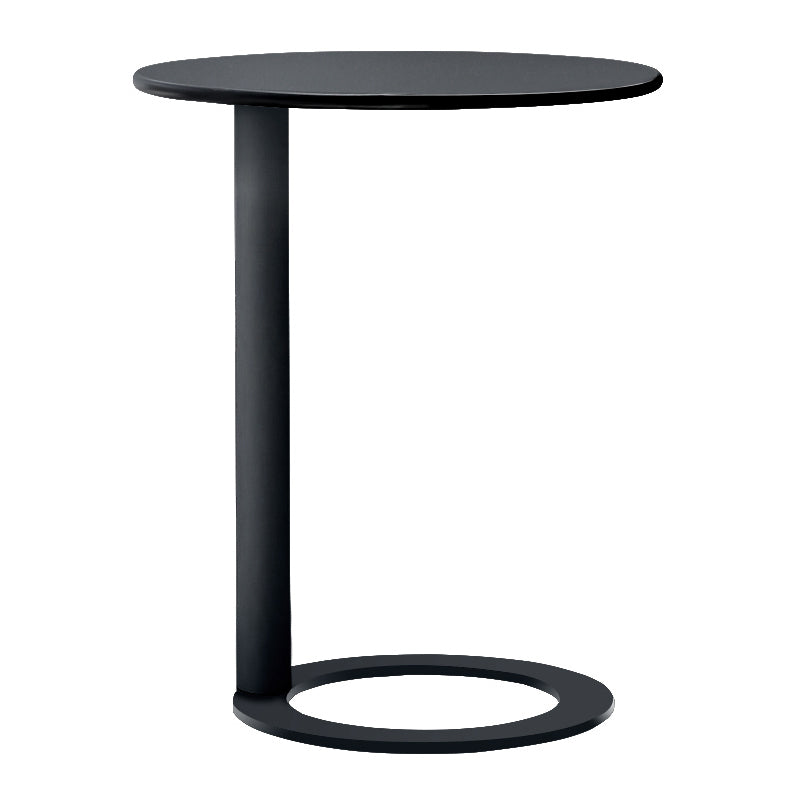 Rustic Accent Side Table Living Room Round Metal Sofa Side Accent Table