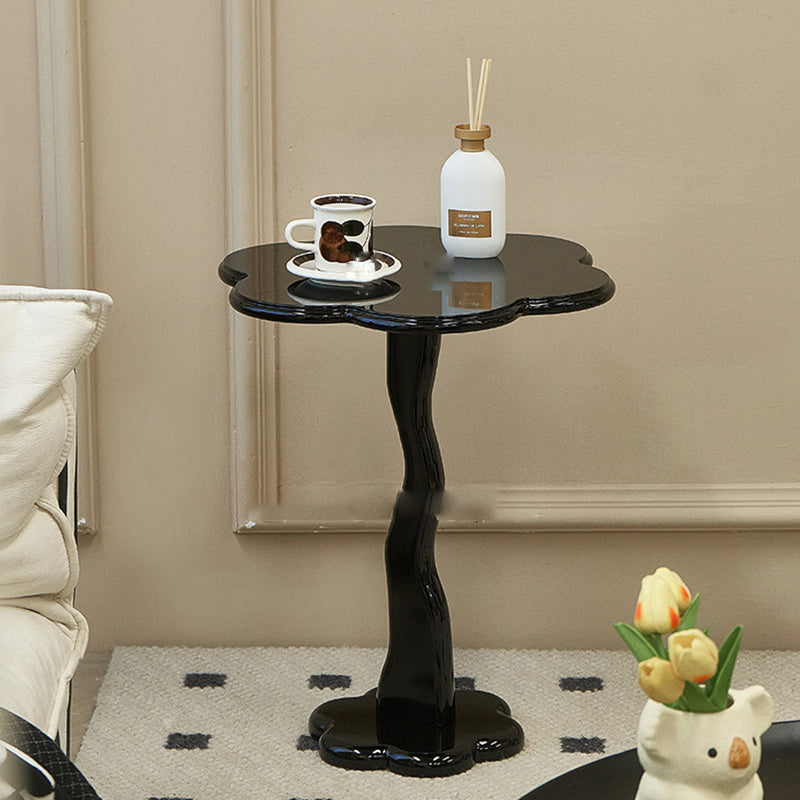 Modern Style Colored Irregular Side Table Wood End Table Set