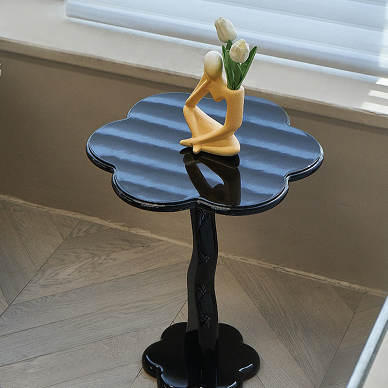 Modern Style Colored Irregular Side Table Wood End Table Set