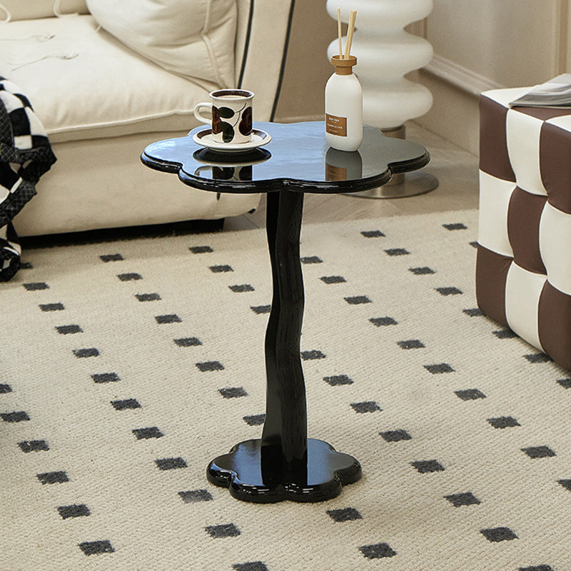 Modern Style Colored Irregular Side Table Wood End Table Set