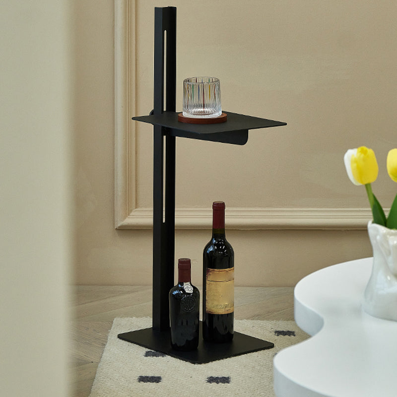 Modern  Adjustict Side End Table in Metal C Side Accent Side Table