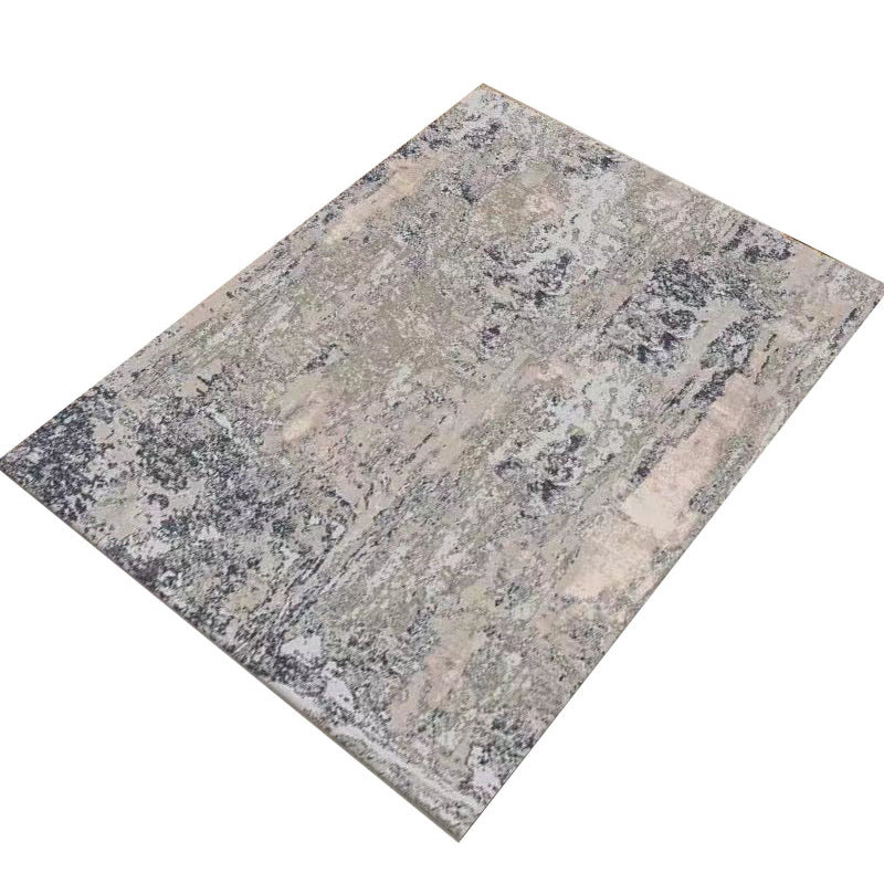 Modern Abstract Ink Carpet Living Room Polyester Carpet Non-slip Area Rug