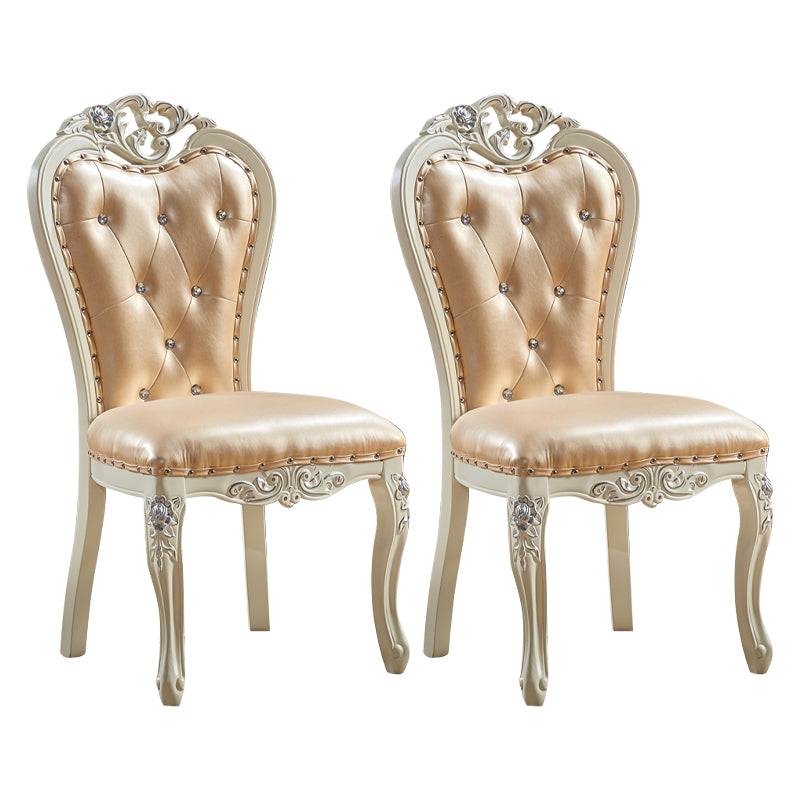 Indoor Dining Arm Chair Wood Frame Upholstered Dining Chair for Dining Room
