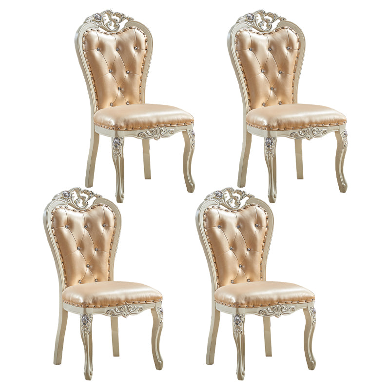 Indoor Dining Arm Chair Wood Frame Upholstered Dining Chair for Dining Room