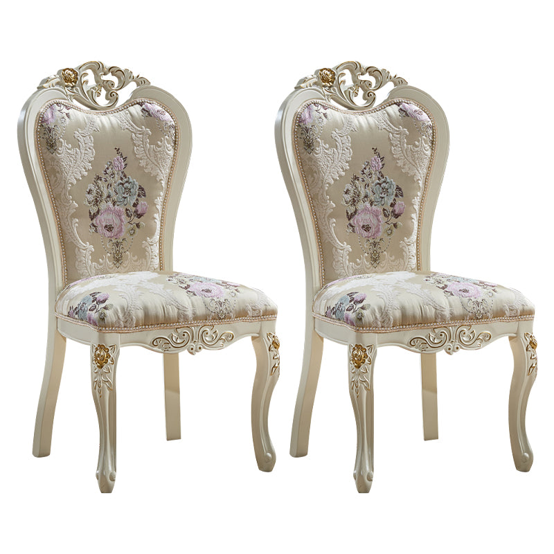 Indoor Dining Arm Chair Wood Frame Upholstered Dining Chair for Dining Room