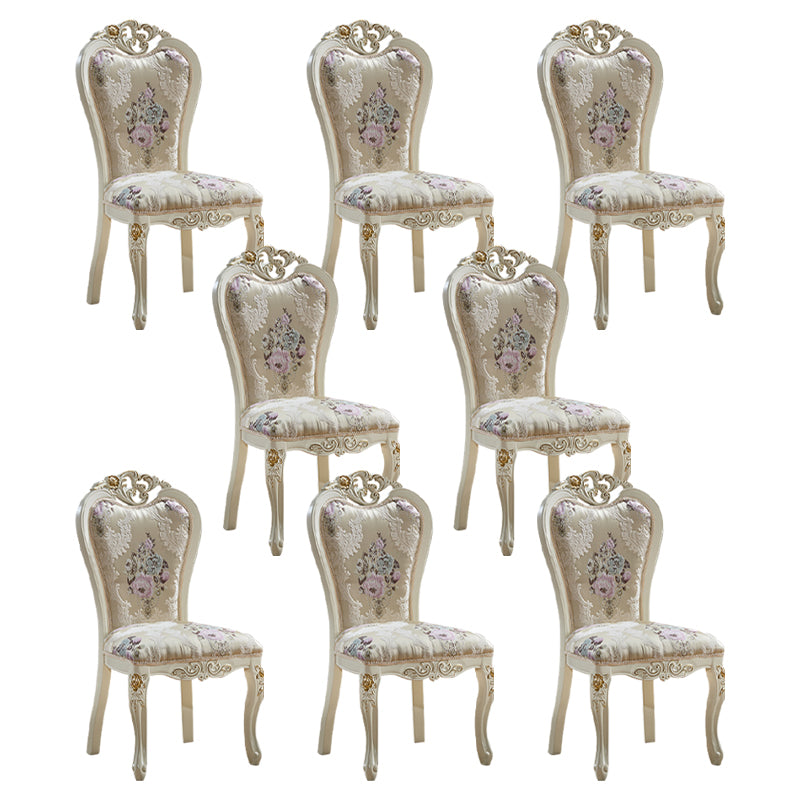 Indoor Dining Arm Chair Wood Frame Upholstered Dining Chair for Dining Room