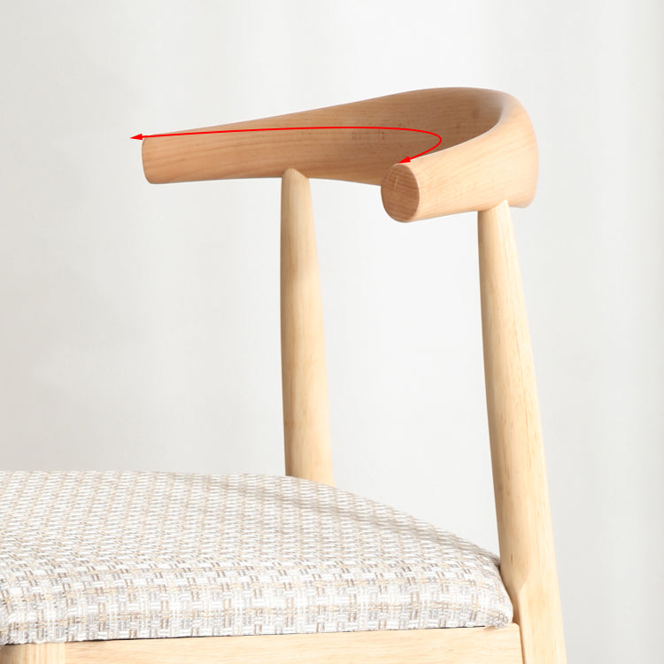 Modern Style Chair Wood Open Back Dining Room Chair for Dining Room
