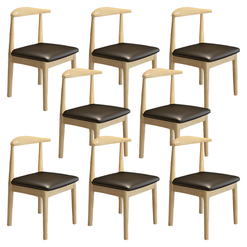 Modern Style Chair Wood Open Back Dining Room Chair for Dining Room