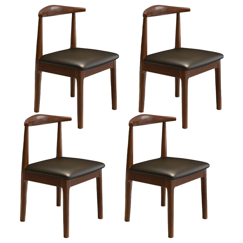 Modern Style Chair Wood Open Back Dining Room Chair for Dining Room