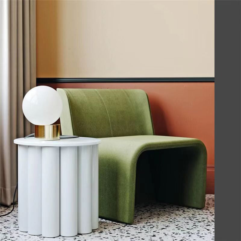 Modern Style Dining Chair Velvet Parsons Side Chair for Living Room