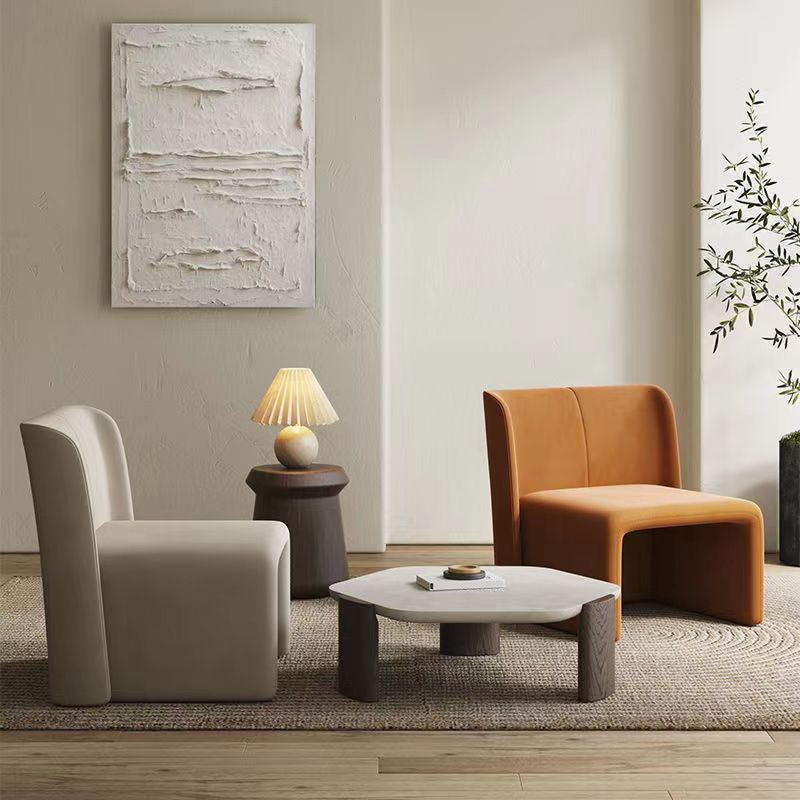 Modern Style Dining Chair Velvet Parsons Side Chair for Living Room