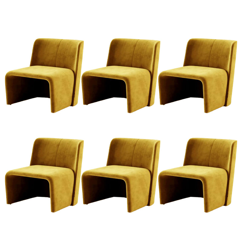 Modern Style Dining Chair Velvet Parsons Side Chair for Living Room