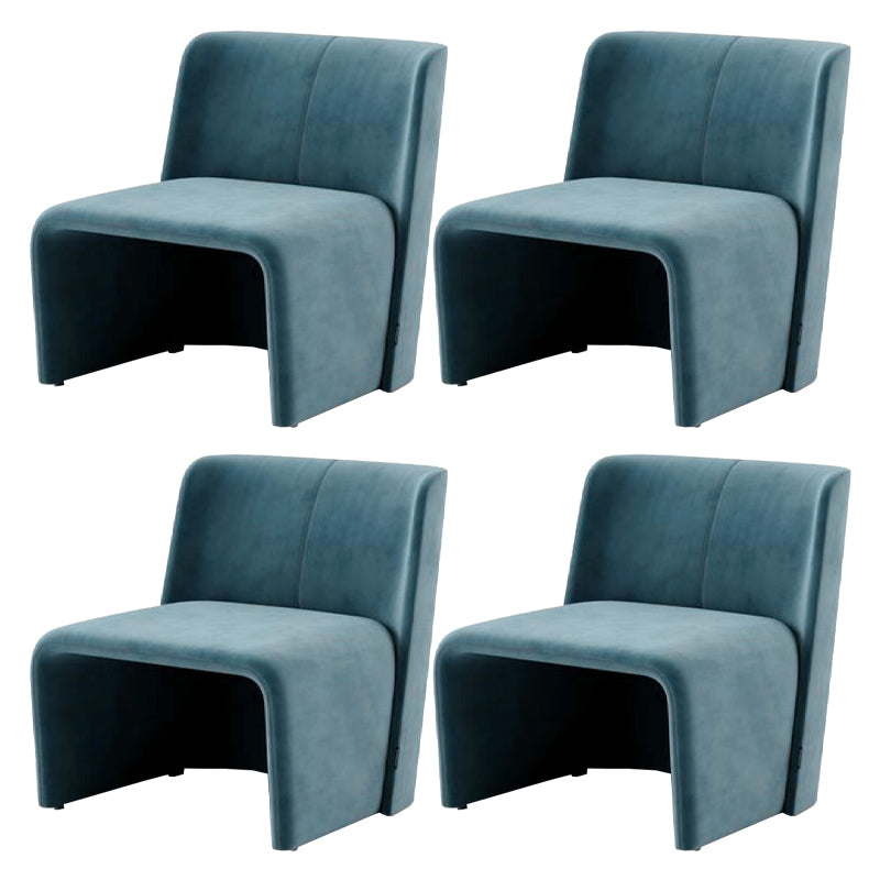 Modern Style Dining Chair Velvet Parsons Side Chair for Living Room
