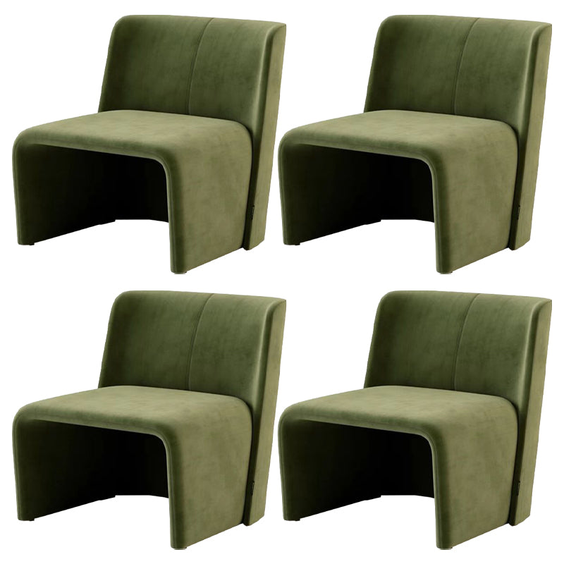 Modern Style Dining Chair Velvet Parsons Side Chair for Living Room
