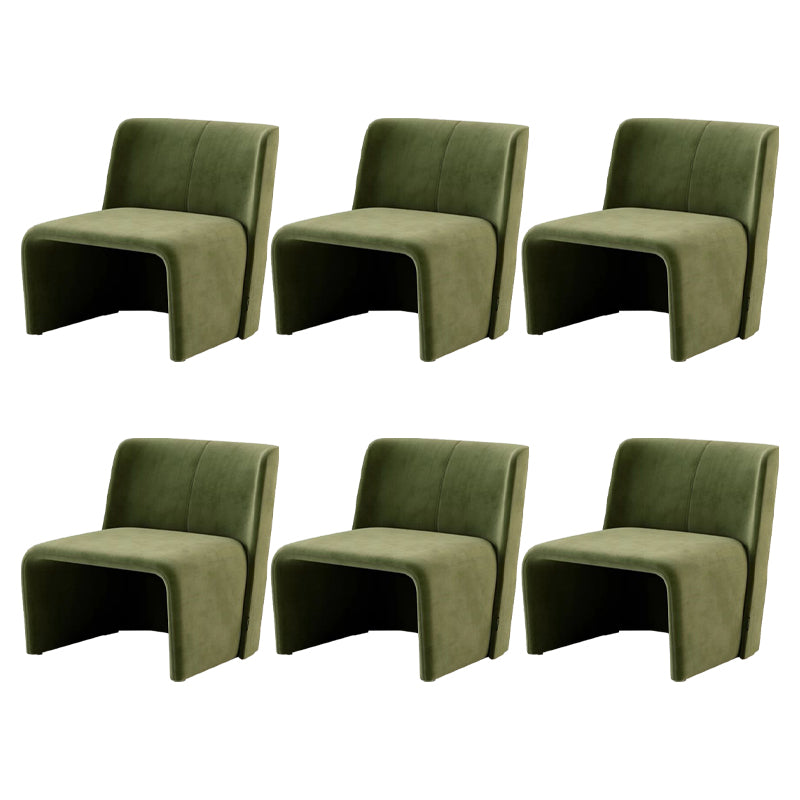 Modern Style Dining Chair Velvet Parsons Side Chair for Living Room