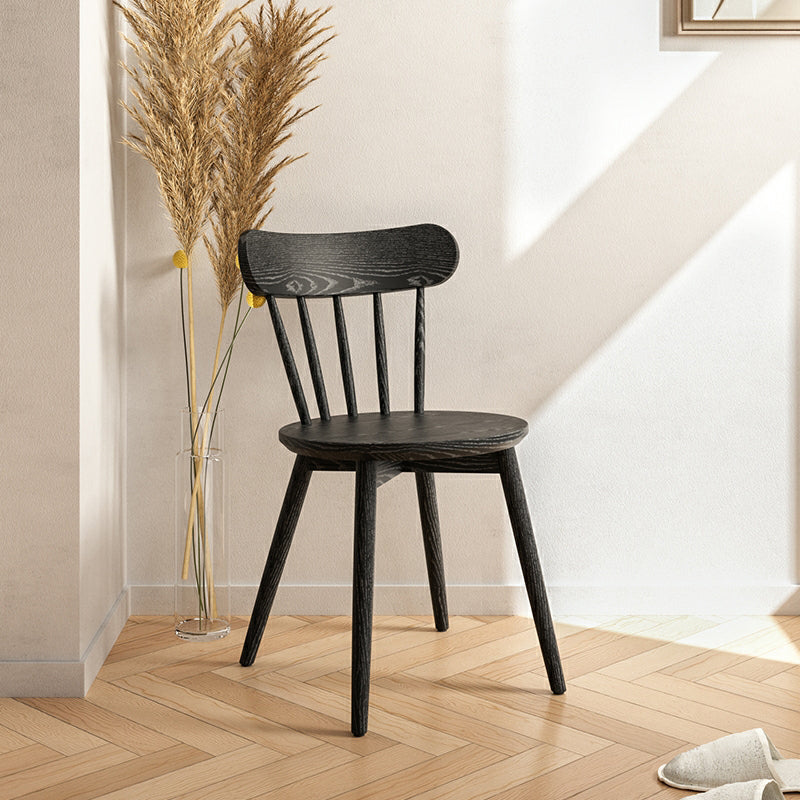 Contemporary Solid Wood Windsor Dining Chair for Dining Room