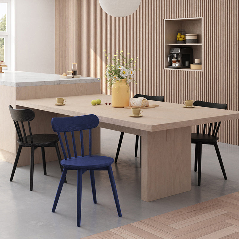 Contemporary Solid Wood Windsor Dining Chair for Dining Room
