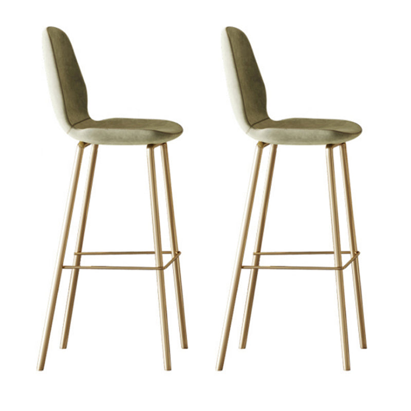 1/2/3 Pieces Glam Rectangle Sintered Stone Counter Table with High Stools in Gold