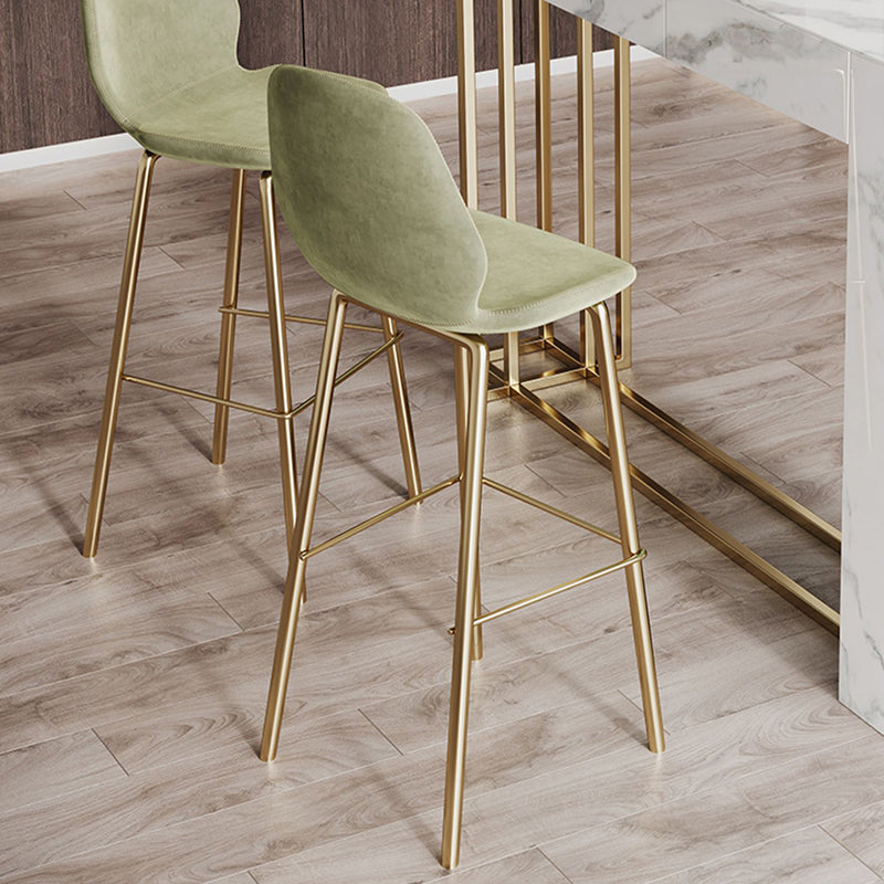 1/2/3 Pieces Glam Rectangle Sintered Stone Counter Table with High Stools in Gold