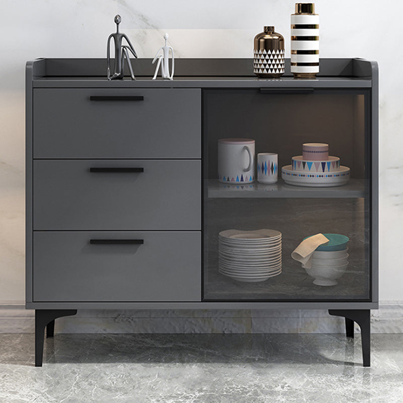 Cabinets Storage Modern Buffet Stand Engineered Wood Buffet Sideboard