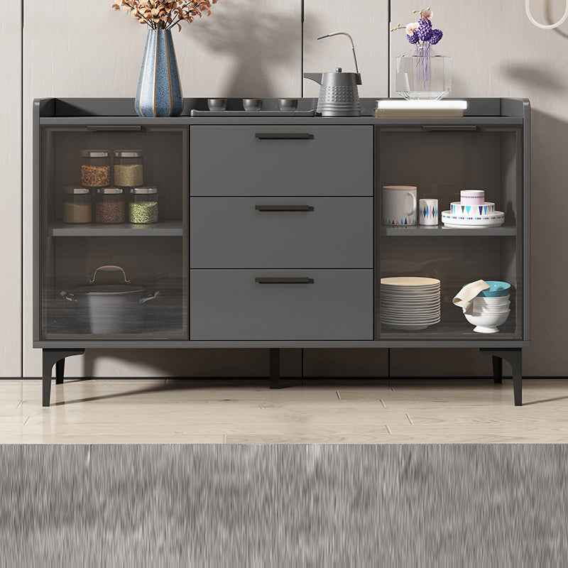 Cabinets Storage Modern Buffet Stand Engineered Wood Buffet Sideboard