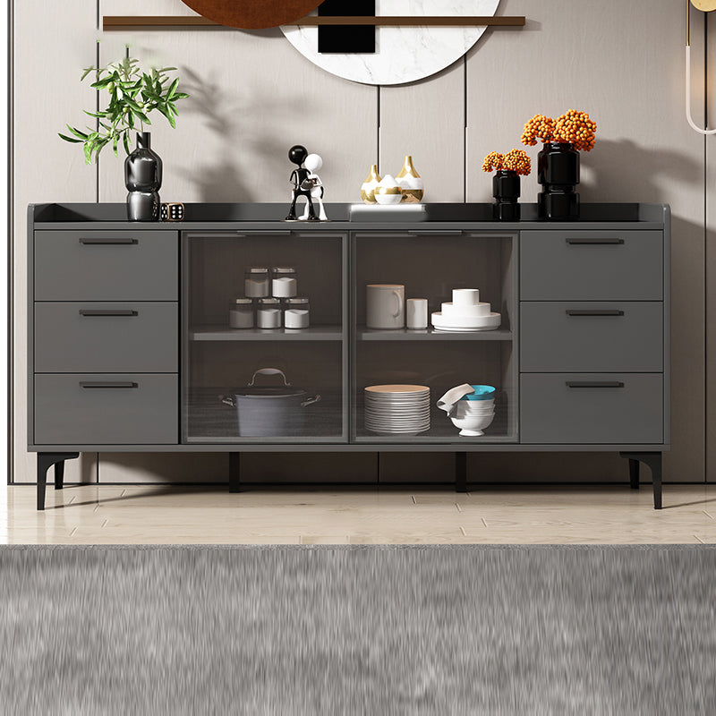 Cabinets Storage Modern Buffet Stand Engineered Wood Buffet Sideboard