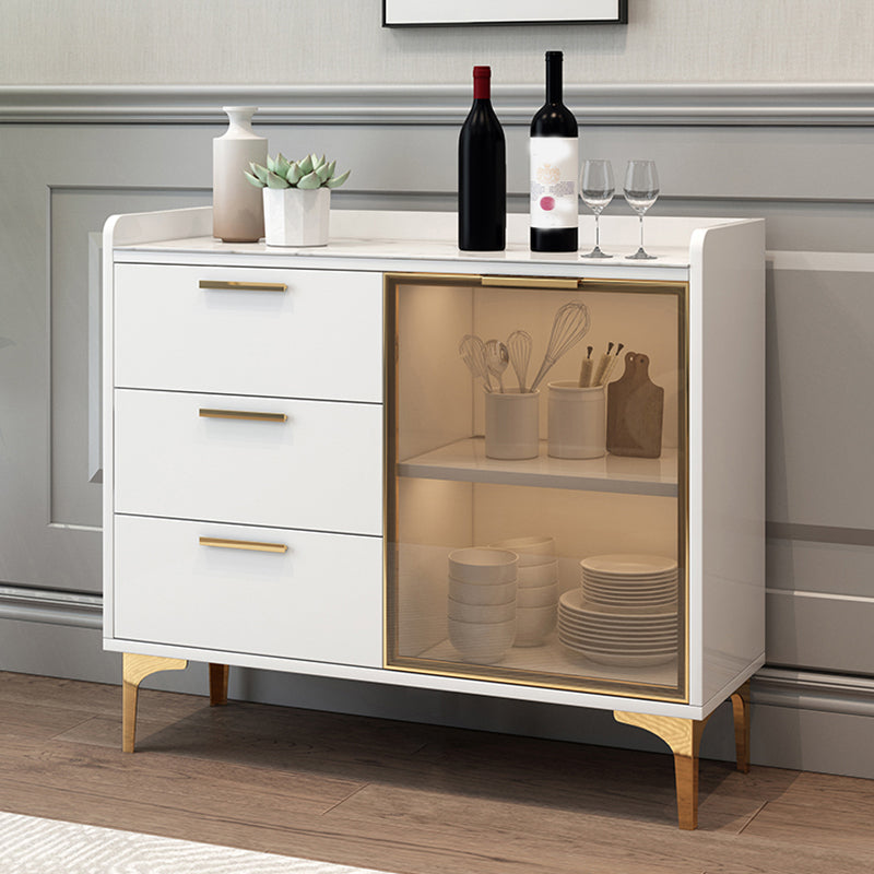 Cabinets Storage Modern Buffet Stand Engineered Wood Buffet Sideboard