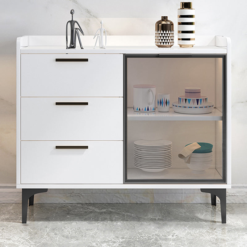 Cabinets Storage Modern Buffet Stand Engineered Wood Buffet Sideboard