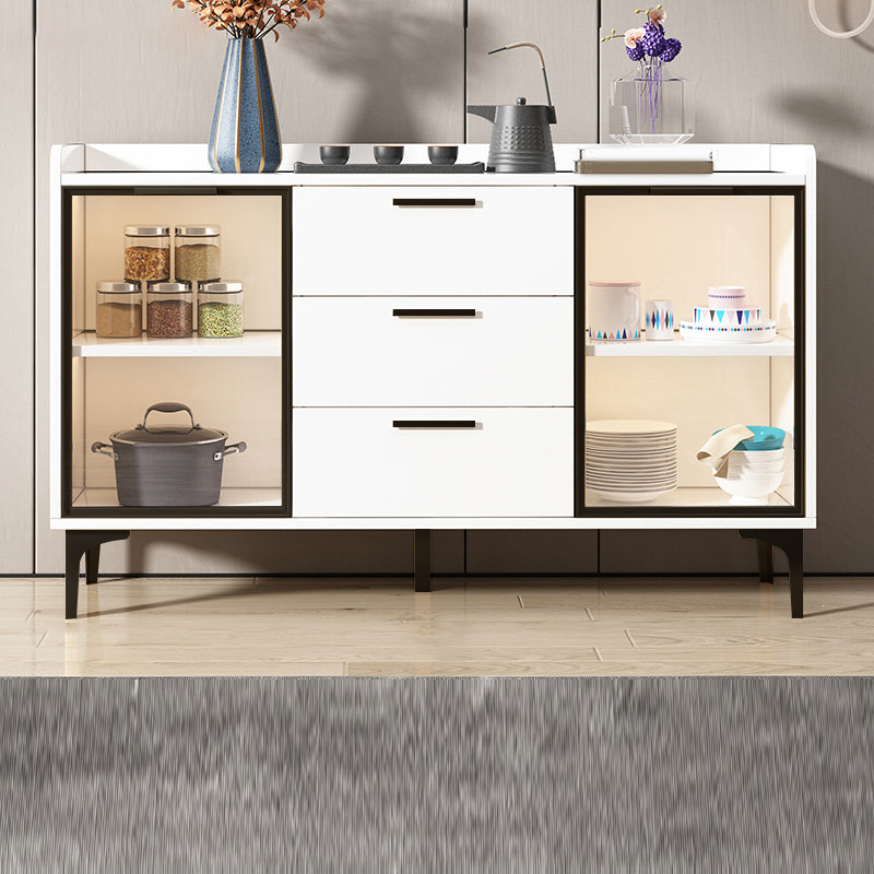 Cabinets Storage Modern Buffet Stand Engineered Wood Buffet Sideboard