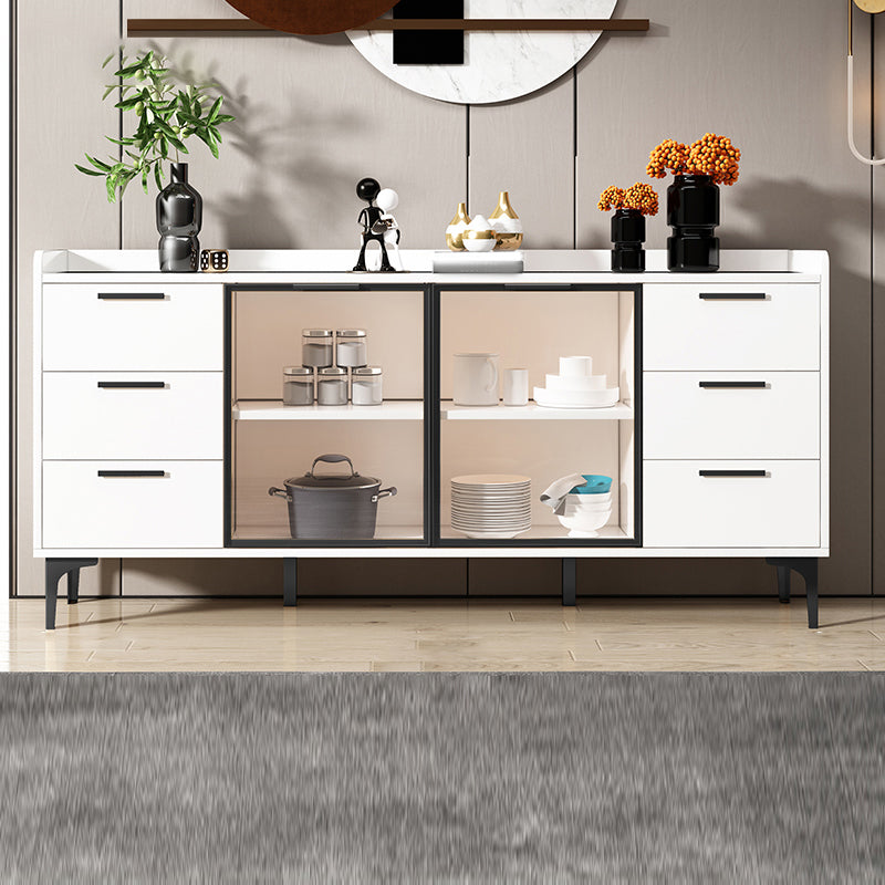 Cabinets Storage Modern Buffet Stand Engineered Wood Buffet Sideboard