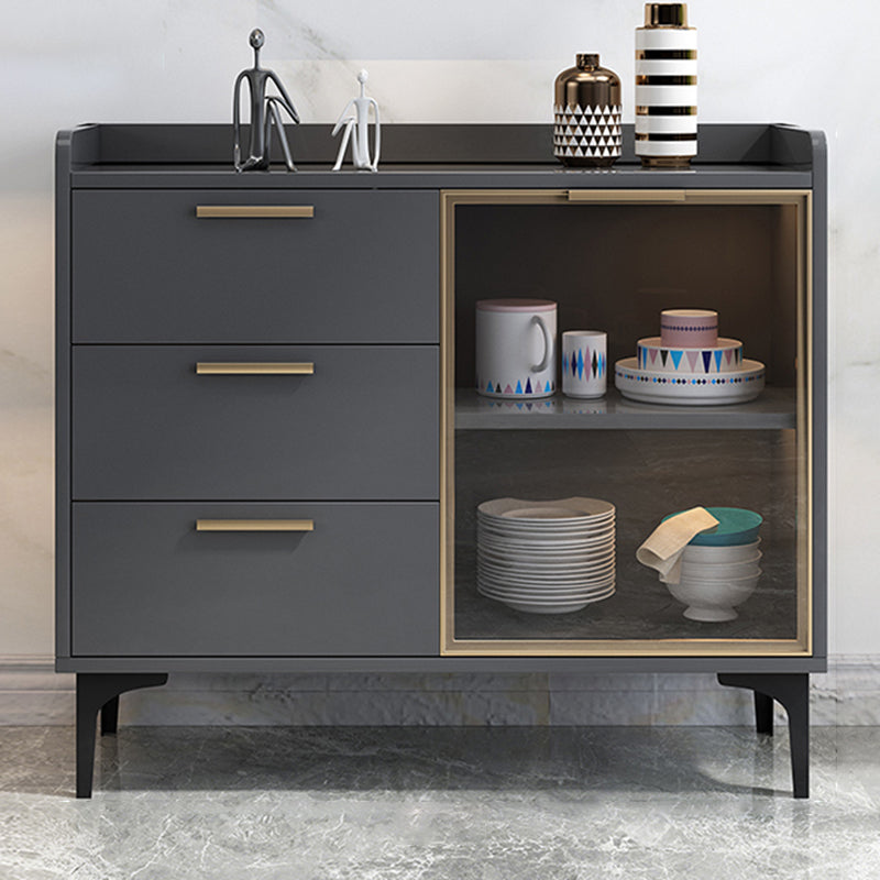 Cabinets Storage Modern Buffet Stand Engineered Wood Buffet Sideboard