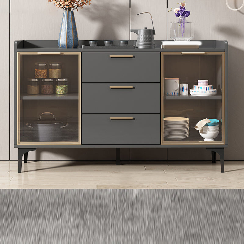 Cabinets Storage Modern Buffet Stand Engineered Wood Buffet Sideboard