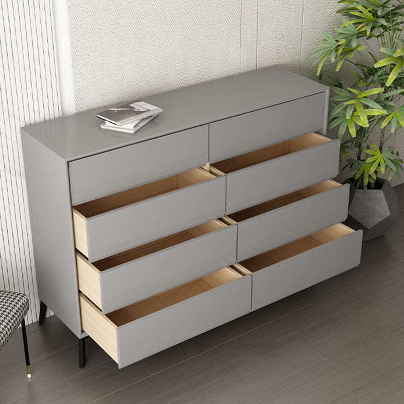 Modernism Horizontal Dresser Wood Storage Lingerie Chest for Home