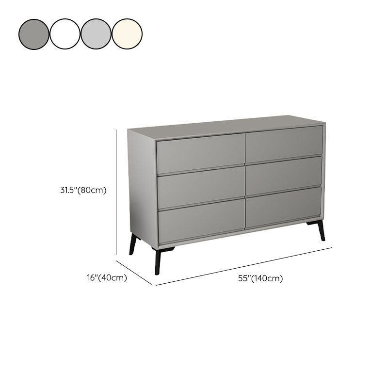 Modernism Horizontal Dresser Wood Storage Lingerie Chest for Home