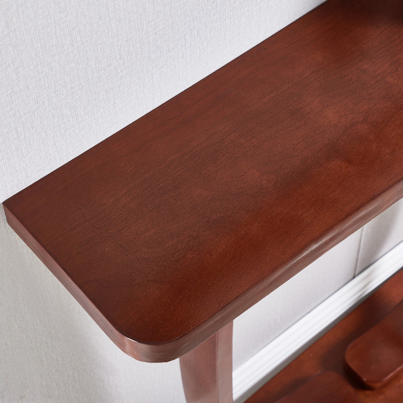 Rectangle Shape Contemporary Console Table Brown Wood Console Sofa Table