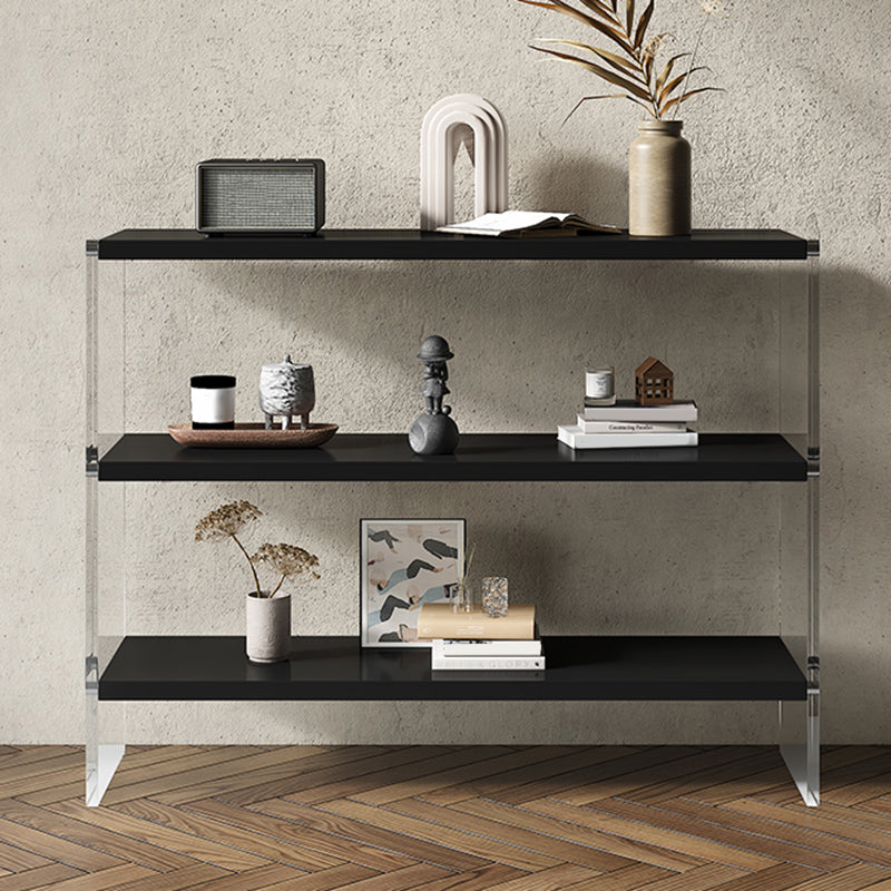 Rectangle Shape Contemporary Console Table Black/White Console Sofa Table