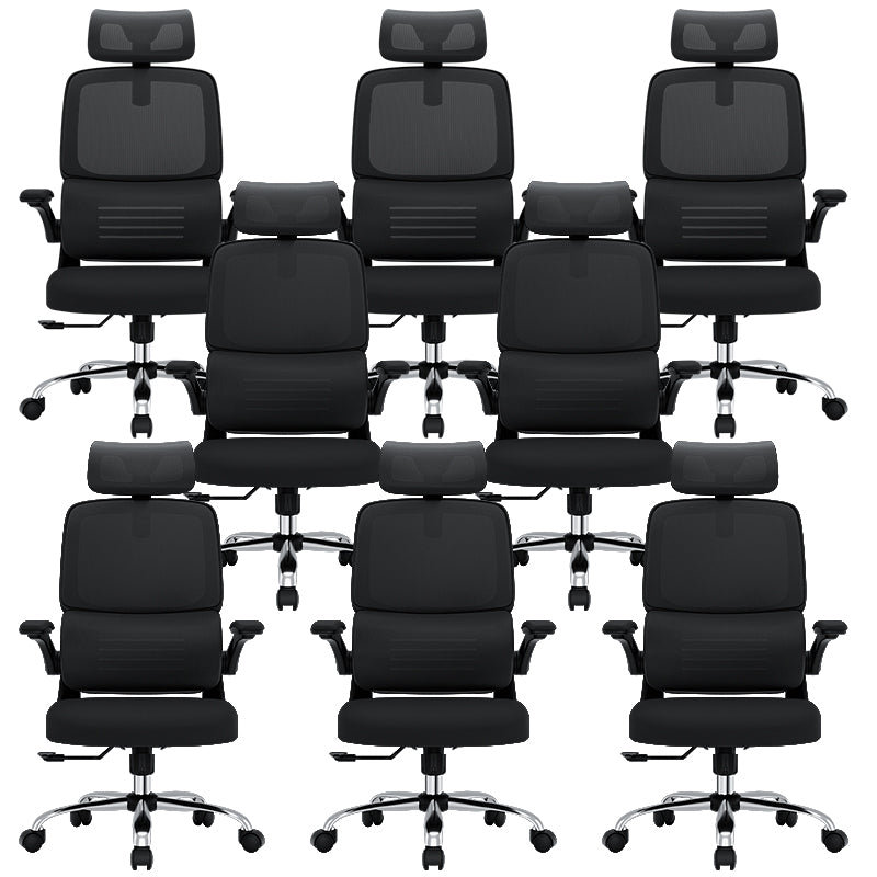 Removable Arms Office Chair Modern Tilt Mechanism No Distressing Ergonomic Slide Chair