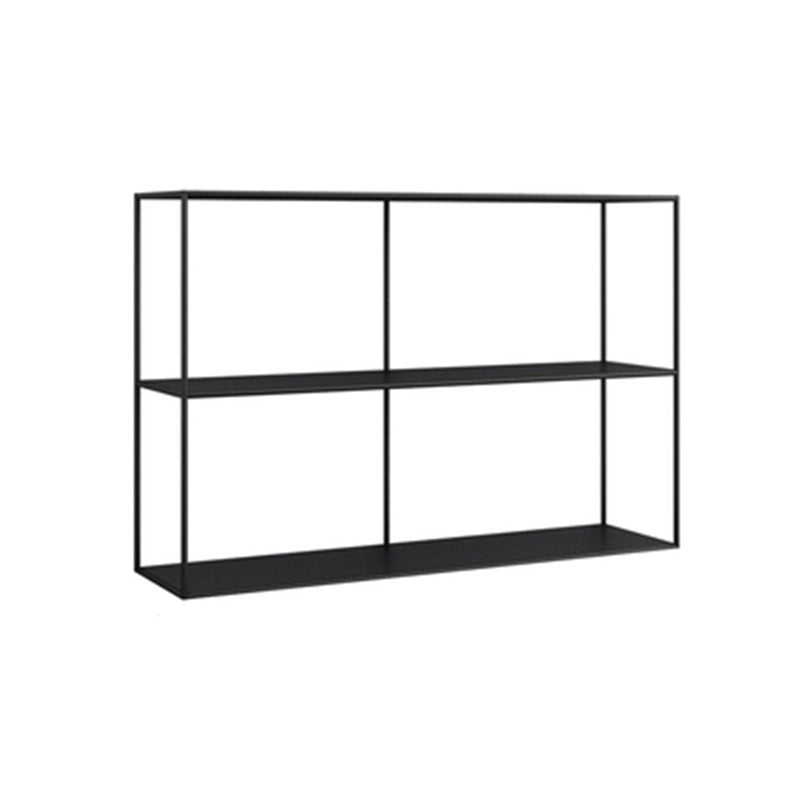 Contemporary Open Back Horizontal Bookshelf Metal Bookcase for Office