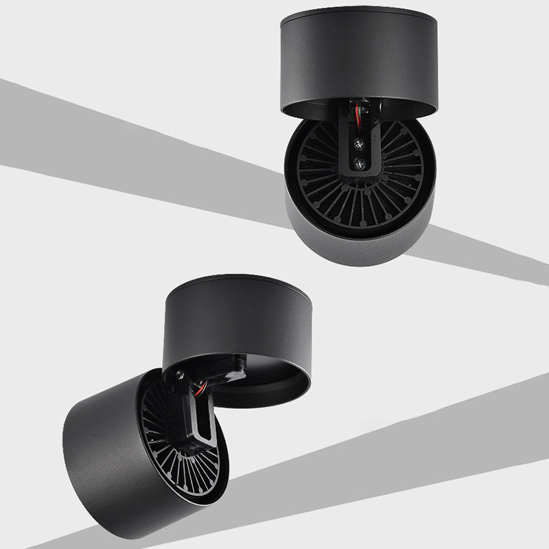 Modern Simple Cylinder Shape Ceiling Light with Aluminum Shade for Living Room