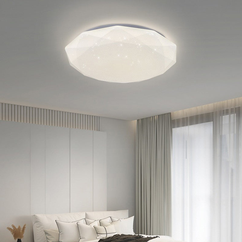 Contemporary Geometrical Flush Mount Ceiling Light Fixture for Bedroom