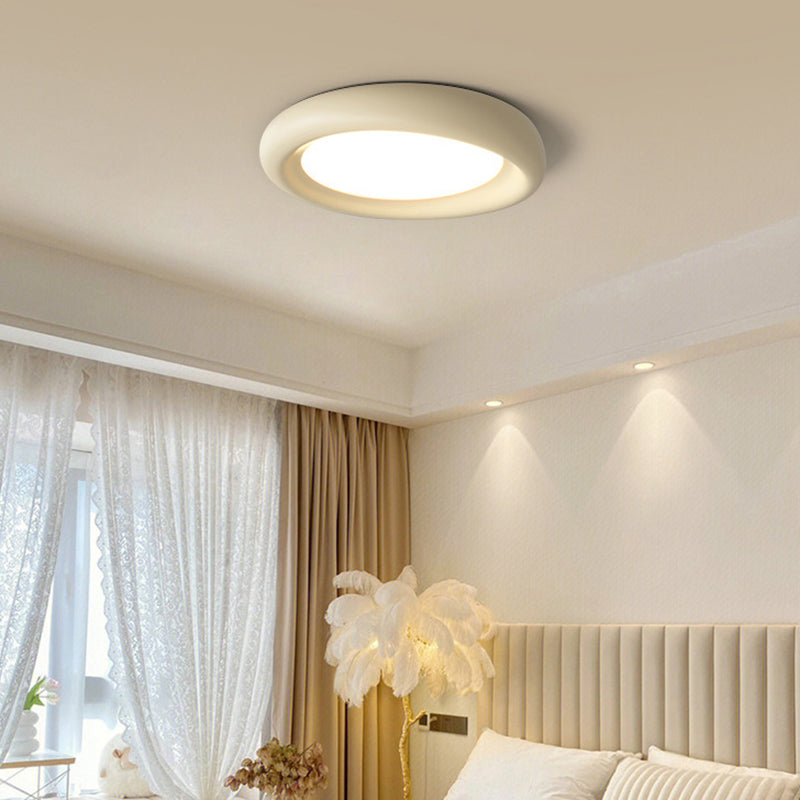 Contemporary Resin Flush Mount Ceiling Light Fixture for Bedroom