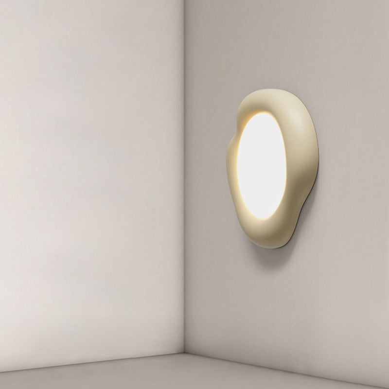 Nordic Style Resin Flush Mount Ceiling Light Fixture for Bedroom