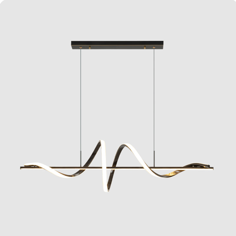 Modern Style Pendant Lighting Fixtures Black/Gold Island Lighting Ideas for Kitchen