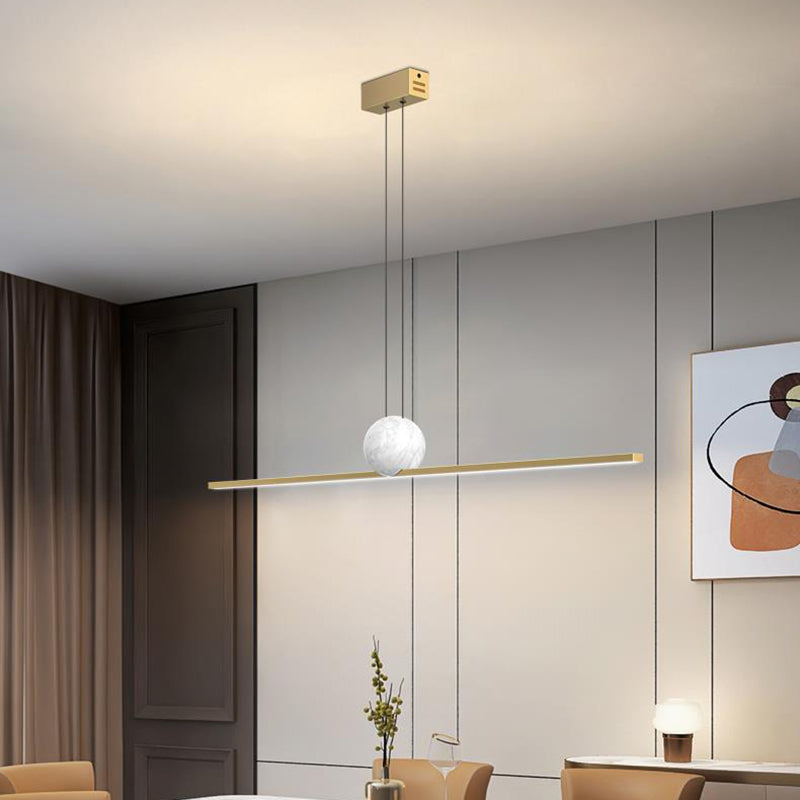 Modern Style Pendant Lighting Fixtures Brass Shade Island Lighting Ideas for Kitchen