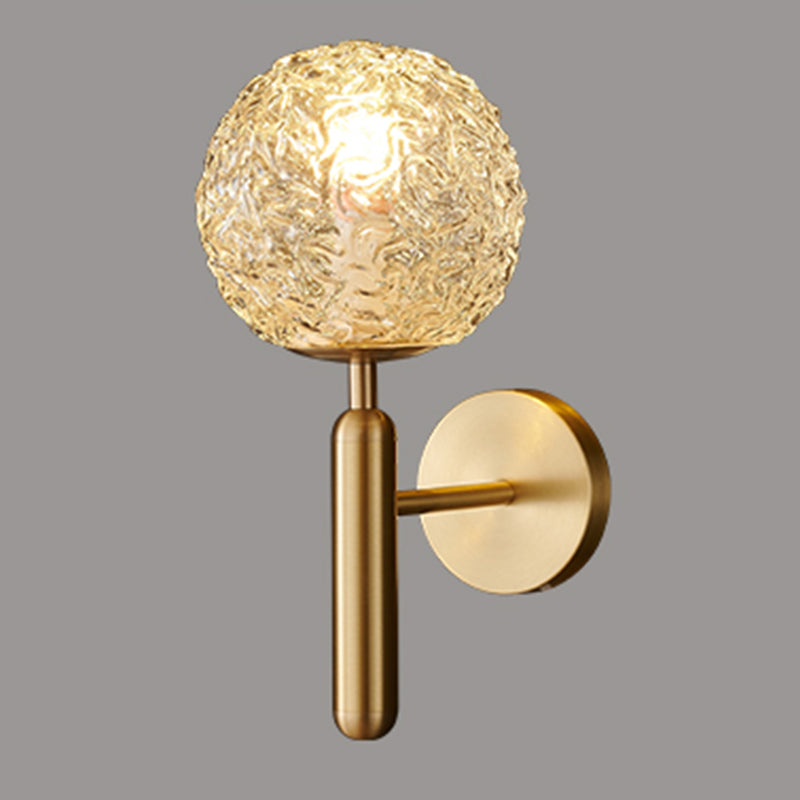 Modern Wall Light Sconce Creative Glass Wall Light Fixture for Bedroom