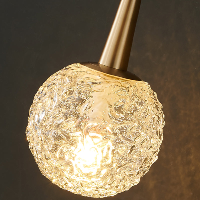 Modern Wall Light Sconce Creative Glass Wall Light Fixture for Bedroom