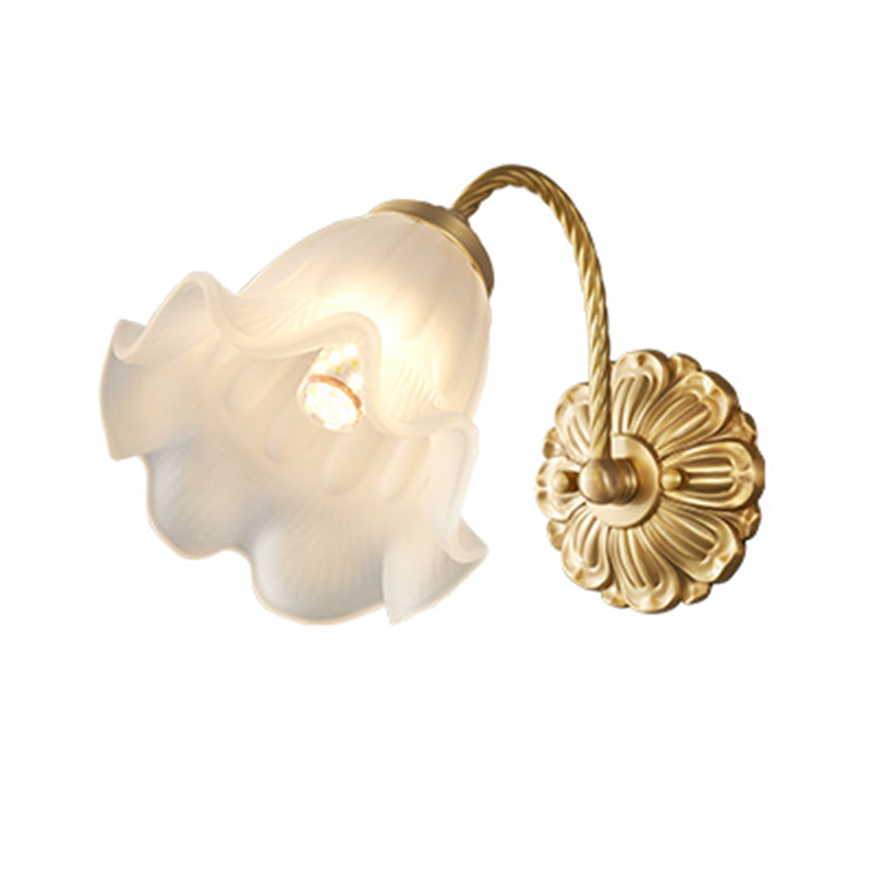 Modern Wall Light Sconce Vintage Glass Wall Light Fixture for Bedroom